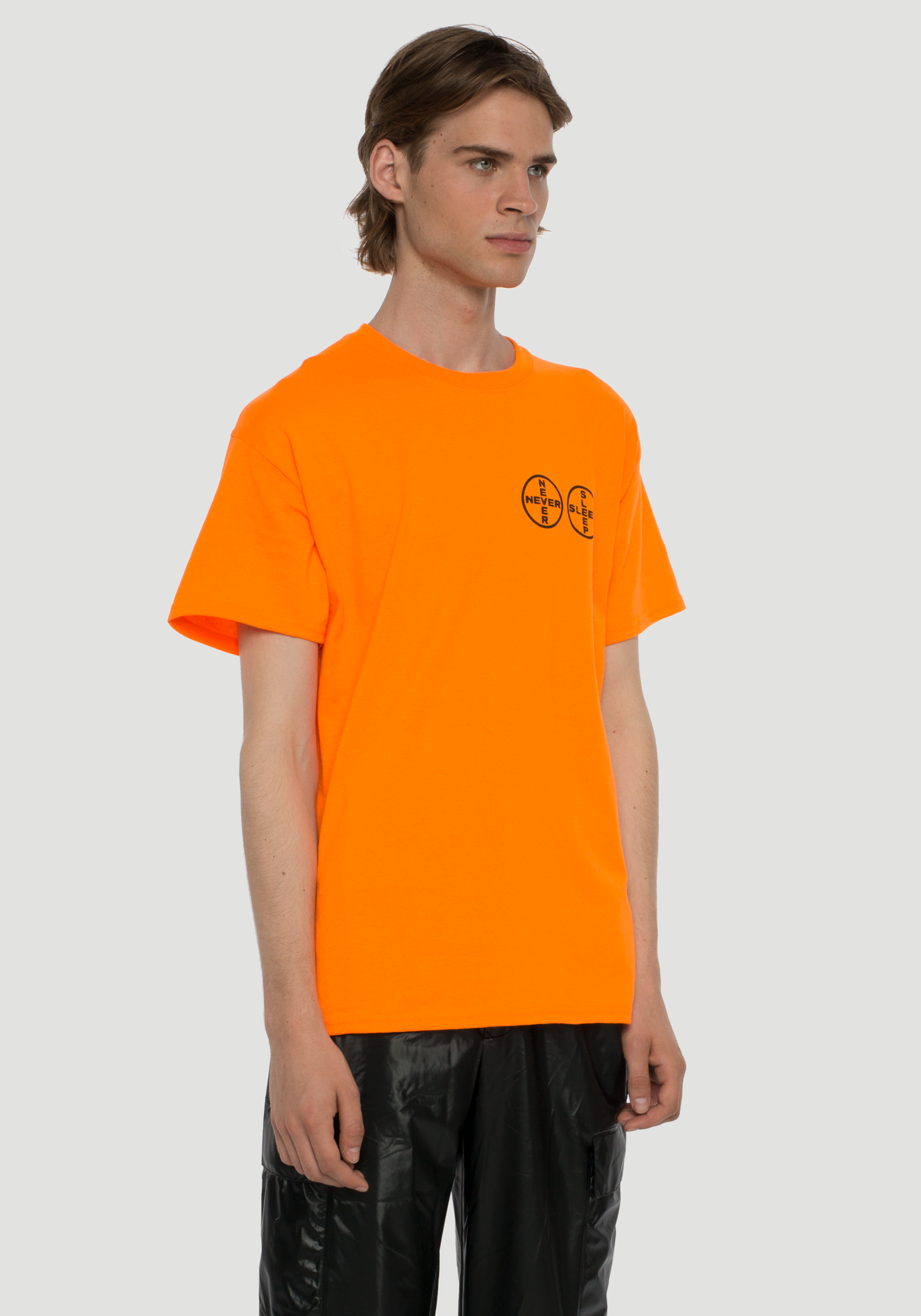 Never Sleep T-Shirt Orange